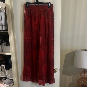 FARM Rio Vibrant Red Floral Pants